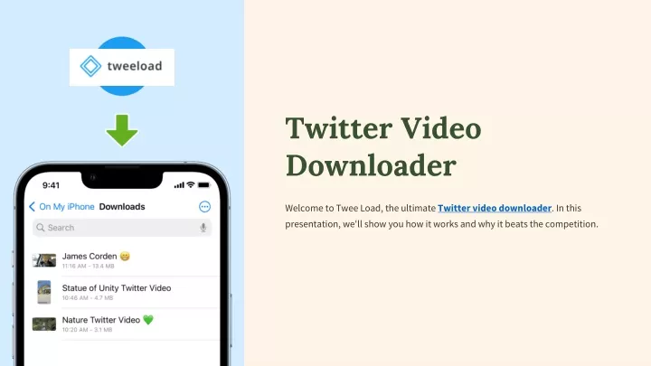 Tweeload - Twitter Video Saver on the App Store