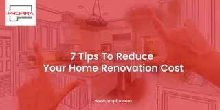 7 Tips To Reduce Your Home Renovation Cost