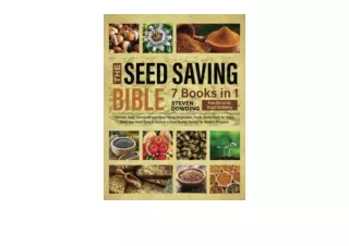 Download PDF The Seed Saving Bible 7 Books in 1 Harvest Store Germinate and Keep