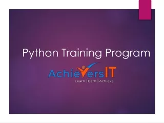Python Training Institute in Bngalore