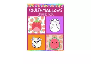 Download PDF Squishmallows Adult Coloring Book 30 Coloring Book For Adults Adult