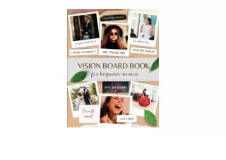 Download PDF Vision Board Book for Hispanic Women A Collection of 300 Pictures a