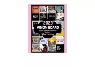 Ebook download Vision Board Quotes Affirmations Clip Art Book For Black Women Qu