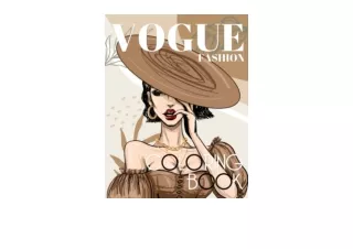 Download PDF Vogue Fashion Coloring Book 30 Unique Fashion Illustrations Collect