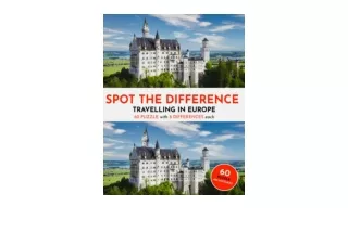 Download Spot the Difference Puzzle Book for Adults and TeensTravelling Europe60