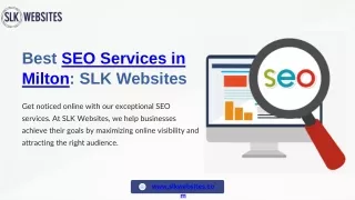 Best SEO Services in Milton SLK Websites