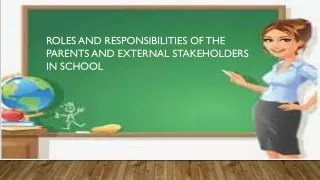 Stakeholders & Parents-Teachers Assosciation Latest Updates