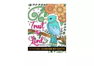 Download PDF Trust in the LordInspirational Coloring Book with Scripture A Bible