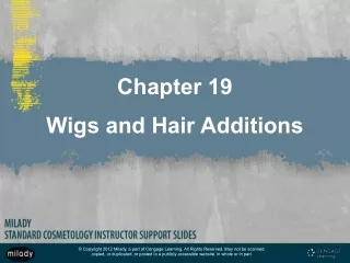 Chapter 19 Wigs and Hair Additions