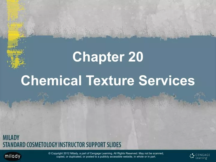 PPT - Chapter 20 Chemical Texture Services PowerPoint Presentation ...