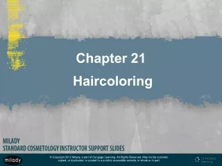Chapter 21 Haircoloring