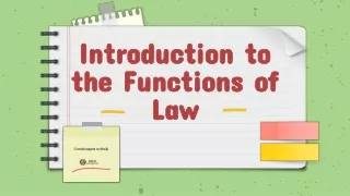 what are the functions of law assignment help