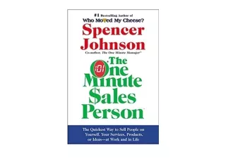 Download The One Minute Sales Person unlimited