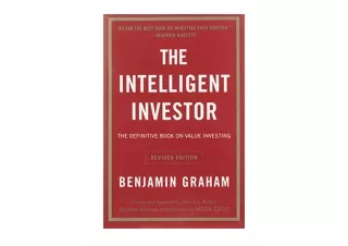 Kindle online PDF The Intelligent Investor Rev Ed The Definitive Book on Value I