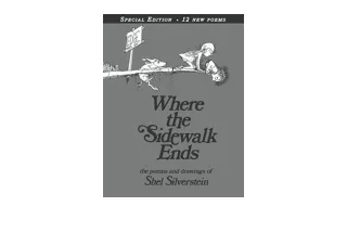 PDF read online Where the Sidewalk Ends Special Edition with 12 Extra Poems Poem