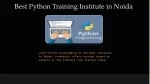 Best python Training institute in noida - slide 1