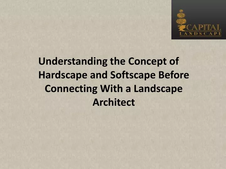 understanding the concept of hardscape