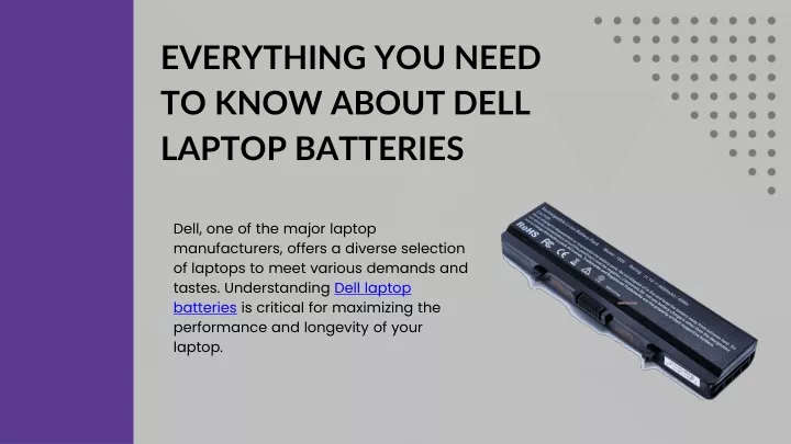 everything you need to know about dell laptop