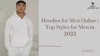 Effortless Elegance: Dressing Up Hoodie for Men Online in 2023