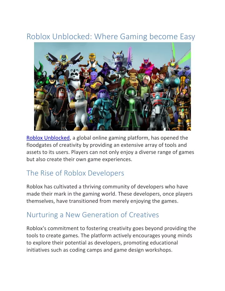 Roblox ppt download