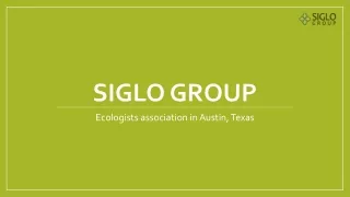 Siglo Group: Nurturing Nature for a Sustainable Future