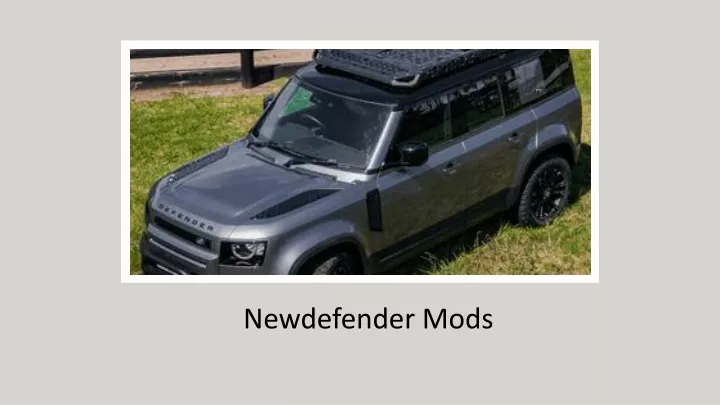 newdefender mods