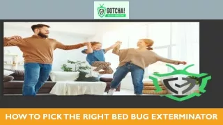 how to pick the right bed bug exterminator