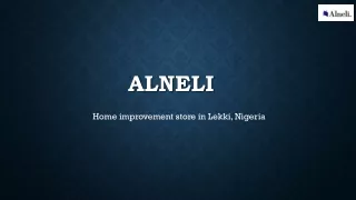 Your Premier Home Improvement Store in Nigeria