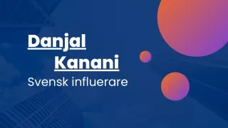 Danjal Kanani- Svensk influerare