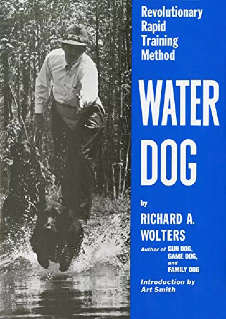 water dog revolutionary rapid training method