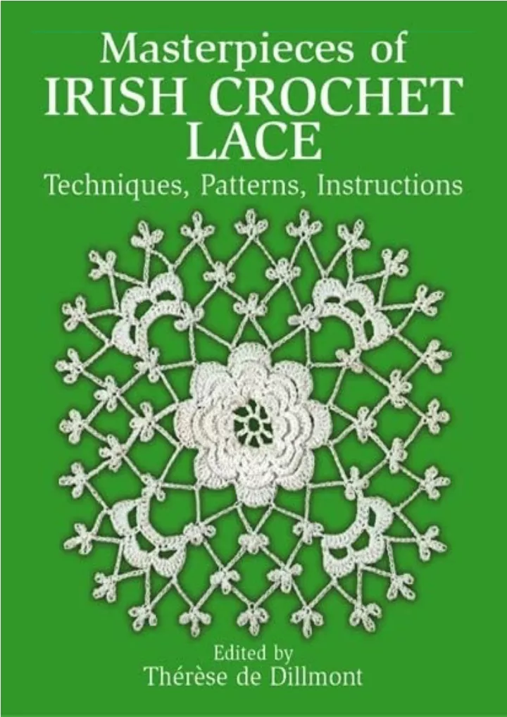 masterpieces of irish crochet lace techniques