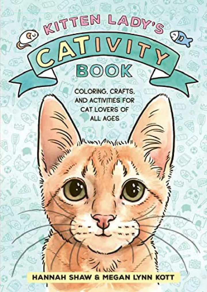 kitten lady s cativity book coloring crafts
