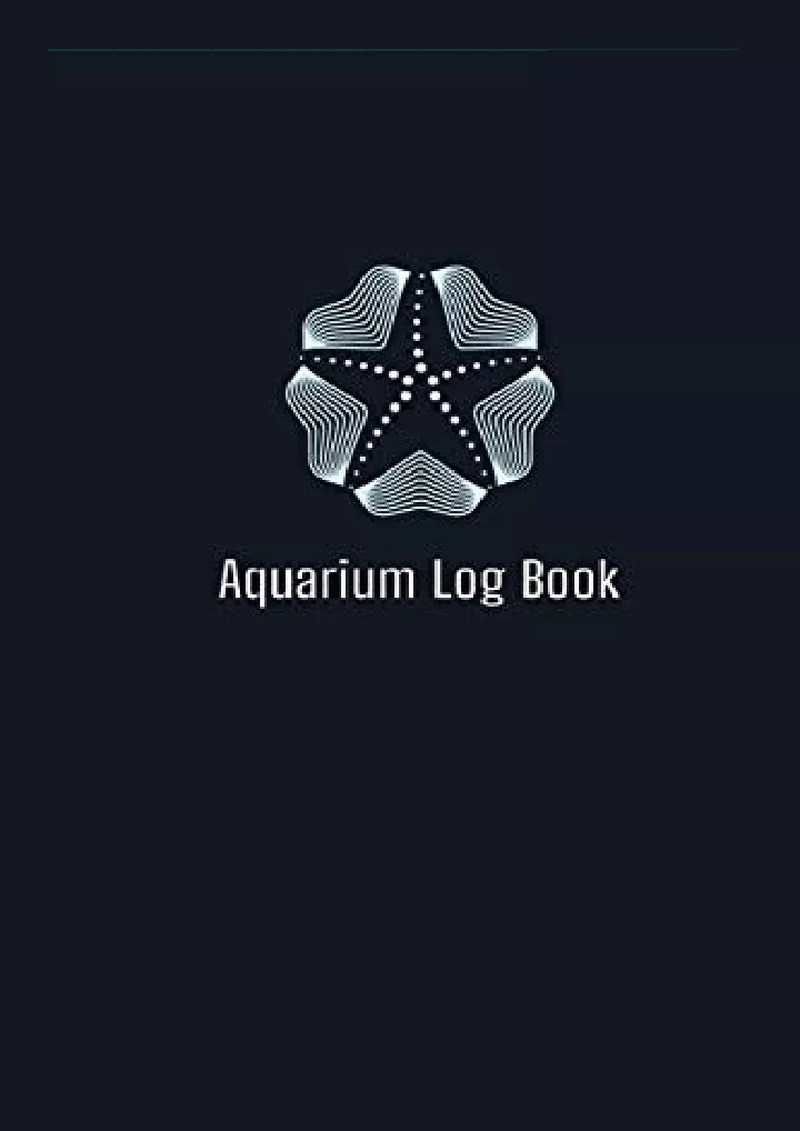 aquarium log book home saltwater fish tank