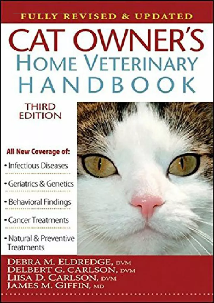 cat owner s home veterinary handbook fully