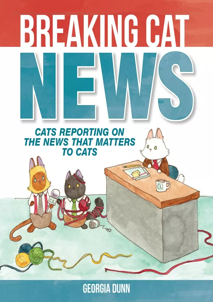 breaking cat news cats reporting on the news that