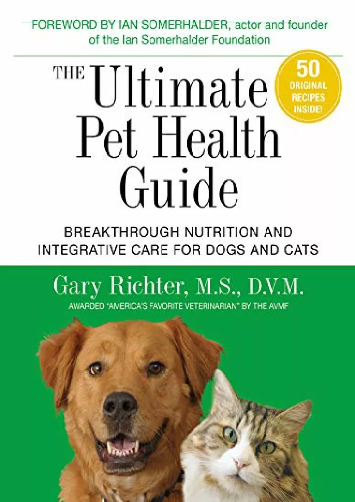 the ultimate pet health guide breakthrough