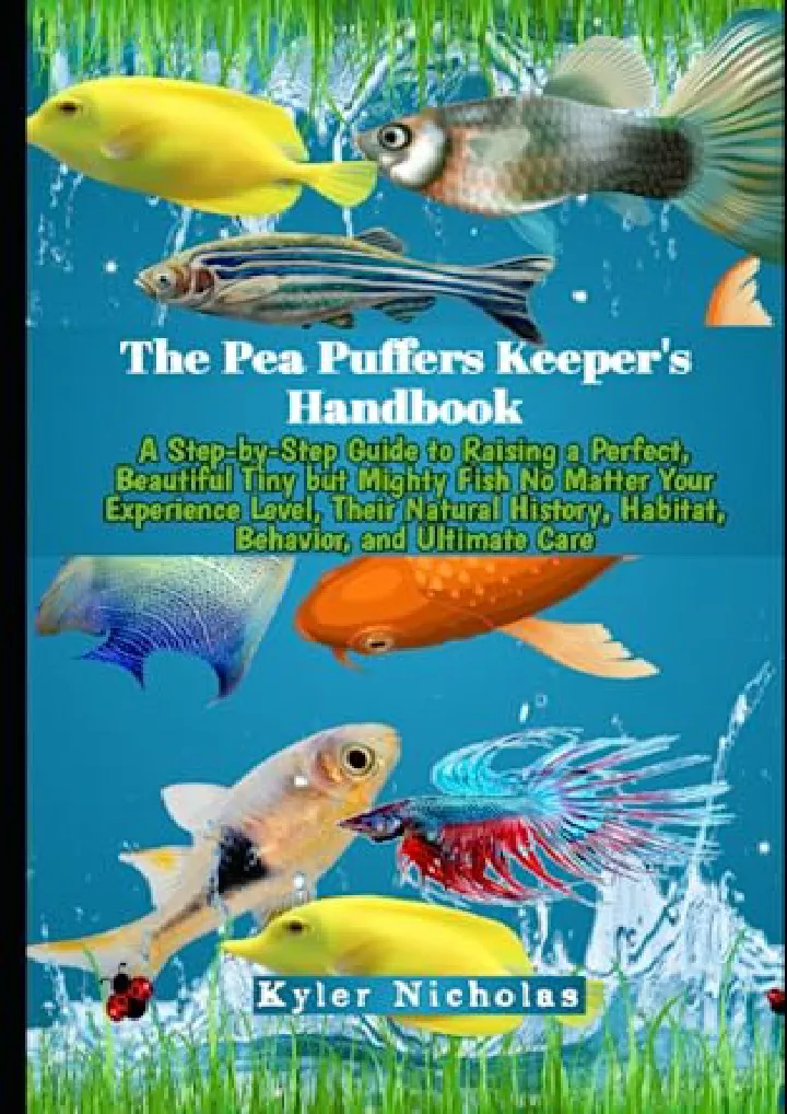 pea puffers keeper s handbook a step by step