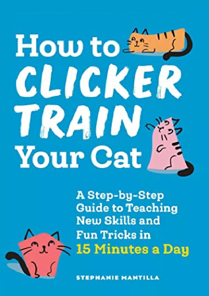 how to clicker train your cat a step by step