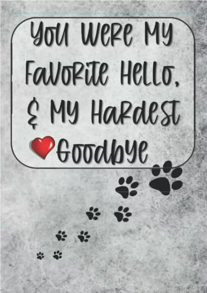 you were my favorite hello and my hardest goodbye