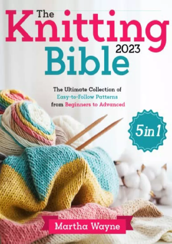 the knitting bible 5 in 1 the ultimate collection