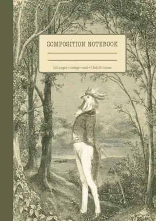 PDF KINDLE DOWNLOAD College Ruled Composition Notebook: Vintage Chicken Ani