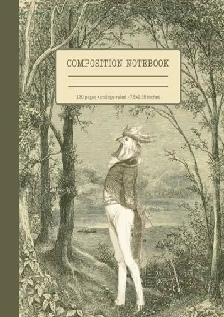 college ruled composition notebook vintage