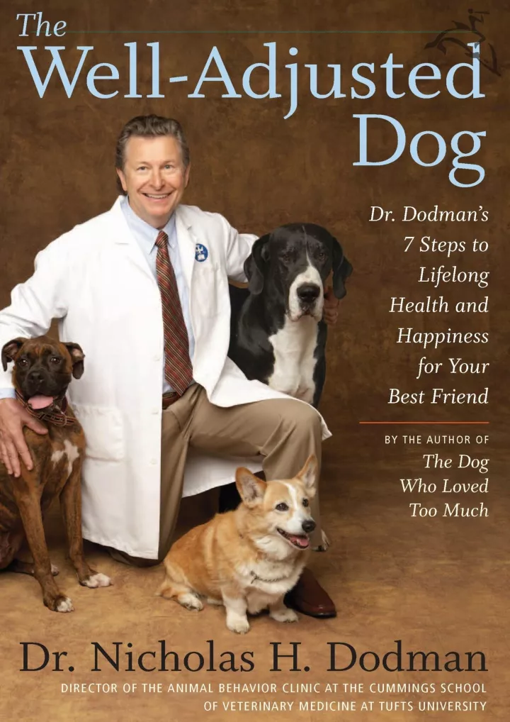 the well adjusted dog dr dodman s 7 steps