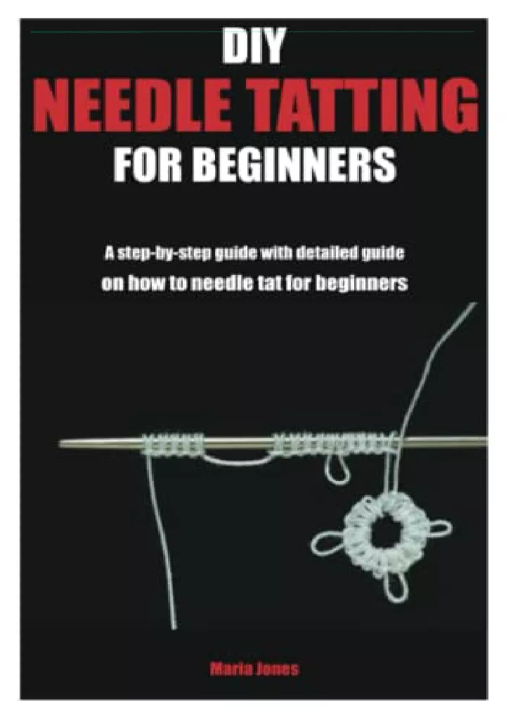 diy needle tatting for beginners a step by step