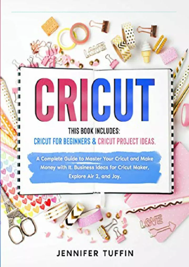 cricut 2 books in 1 cricut for beginners cricut
