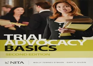 DOWNLOAD BOOK [PDF] Trial Advocacy Basics: Second Edition (NITA)