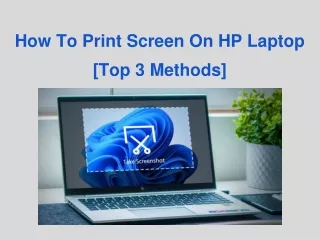 Print Screen On HP