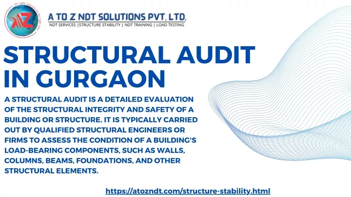 structural audit in gurgaon a structural audit