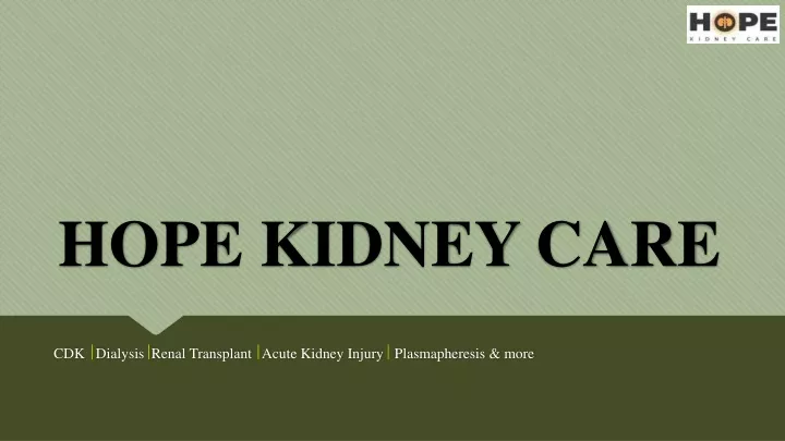 hope kidney care