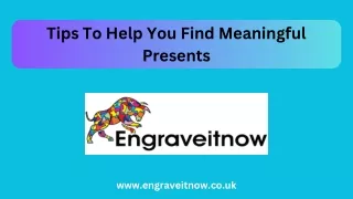 tips to help you find meaningful presents